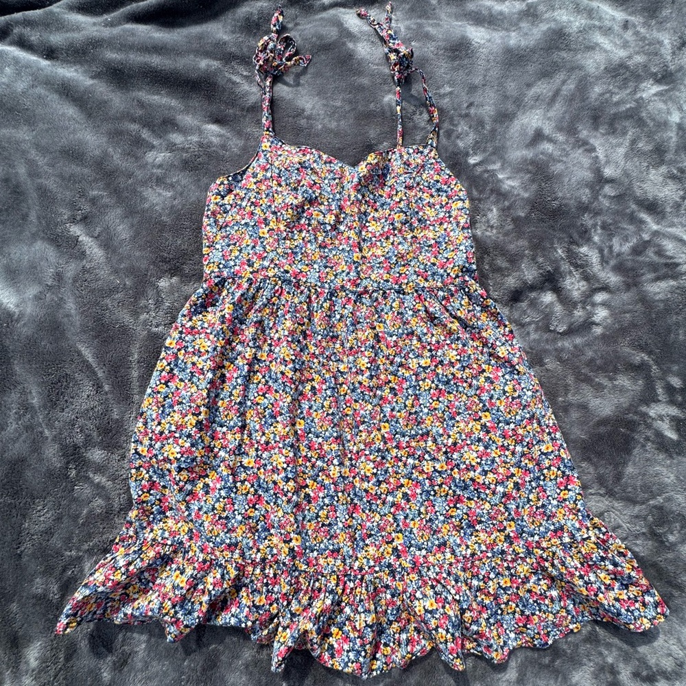 Old Navy Floral Cami Dress- Ruched Top |Large🌸⚡️